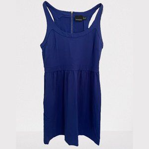 Cynthia Rowley blue scoop neck sleeveless dress with pockets